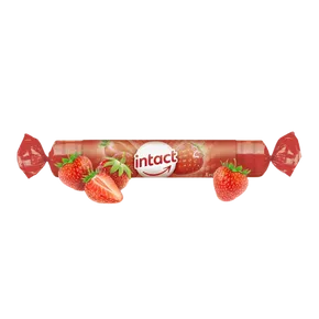 Intact Hroznový cukr s vitaminem C jahoda 40 g